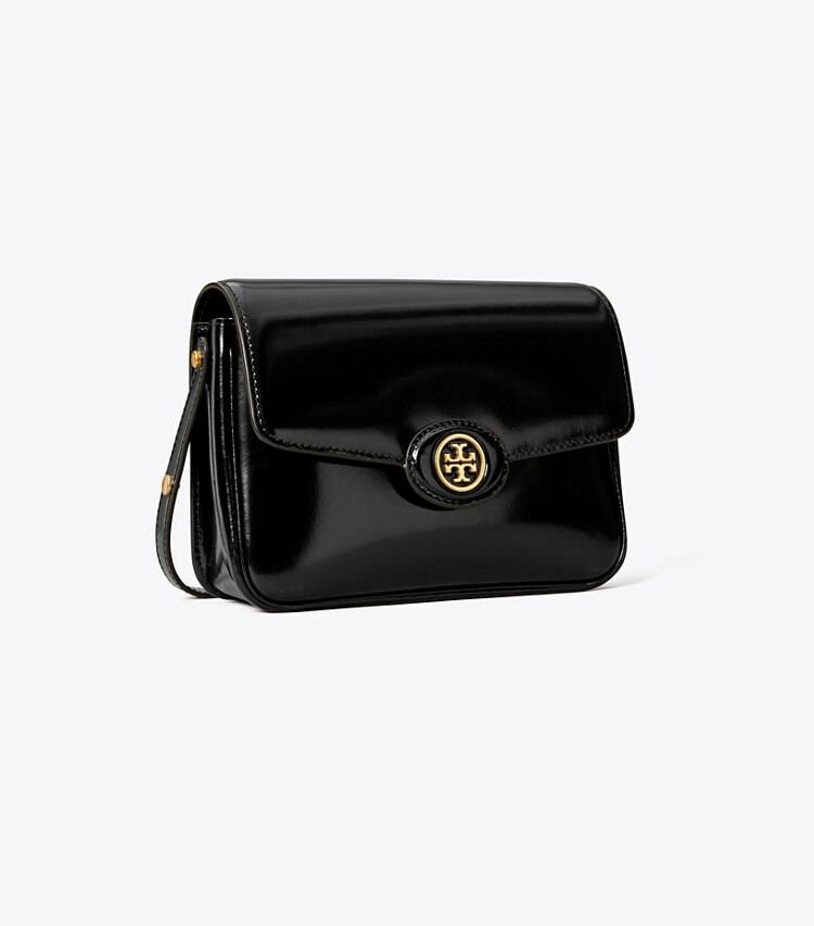 Robinson Spazzolato Convertible Shoulder Bag Women Shoulder Bags Tory Burch Black