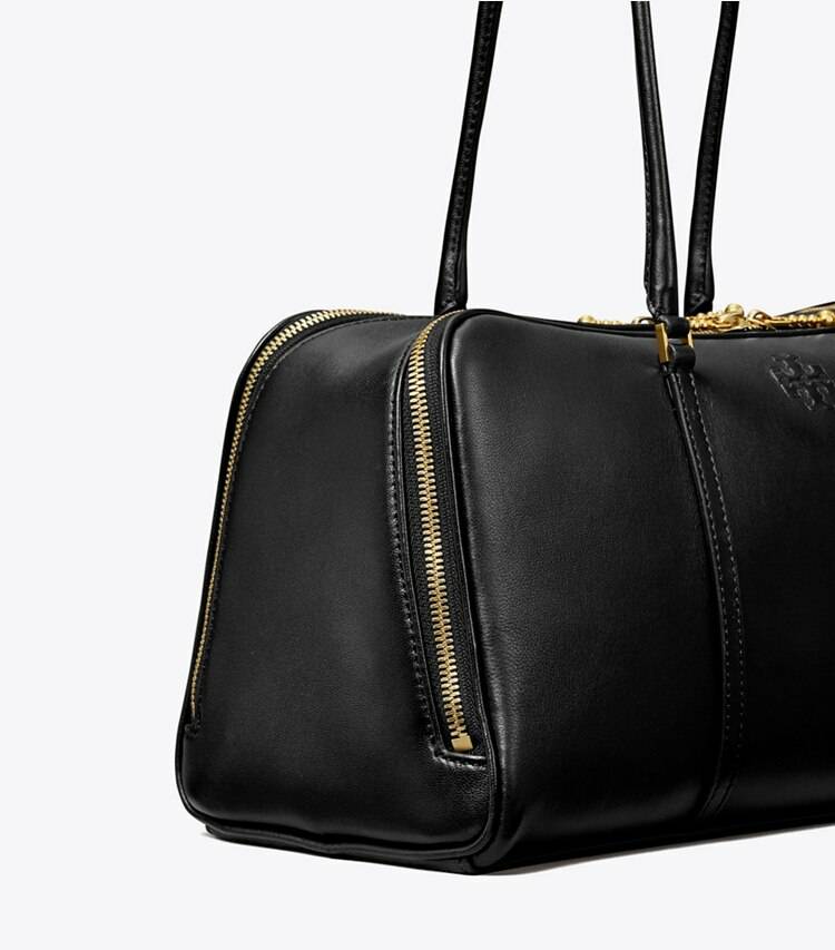 Satchels Black / Tempranillo Tory Burch Women Marshmallow Satchel - Image 3