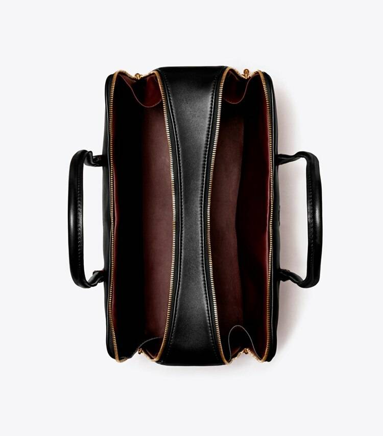 Satchels Black / Tempranillo Tory Burch Women Marshmallow Satchel - Image 4