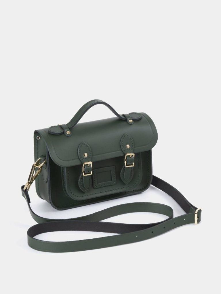 Satchels Cambridge Satchel Women The Mini - Racing Green - Image 2