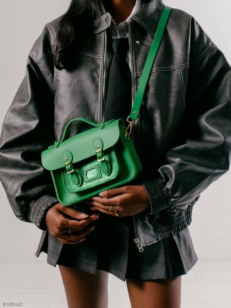 Satchels The Mini - Wicked Green With Wicked Green Metallic Calf Cambridge Satchel Women - Image 2