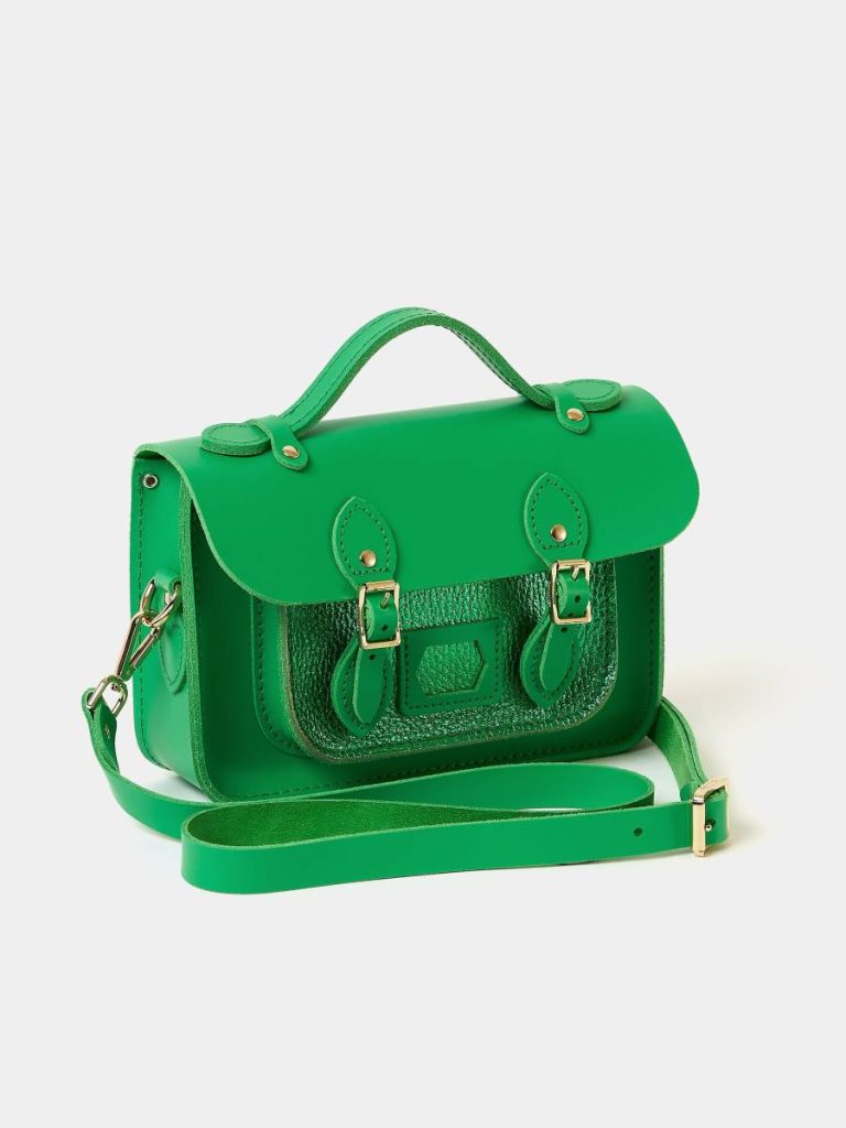 Satchels The Mini - Wicked Green With Wicked Green Metallic Calf Cambridge Satchel Women - Image 3