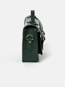 Satchels Women Cambridge Satchel The Mini -Green Lizard Print Calf Grain With Racing Green - Image 4