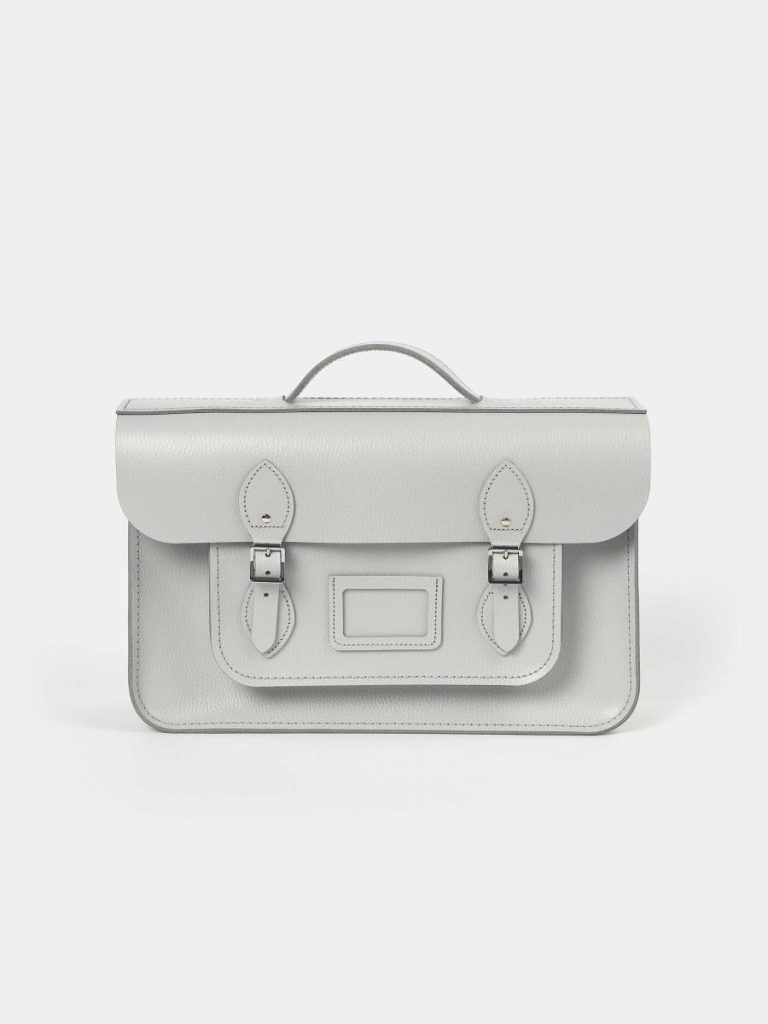 Satchels Women The 15 Inch Batchel - Moon Grey Celtic Grain Cambridge Satchel