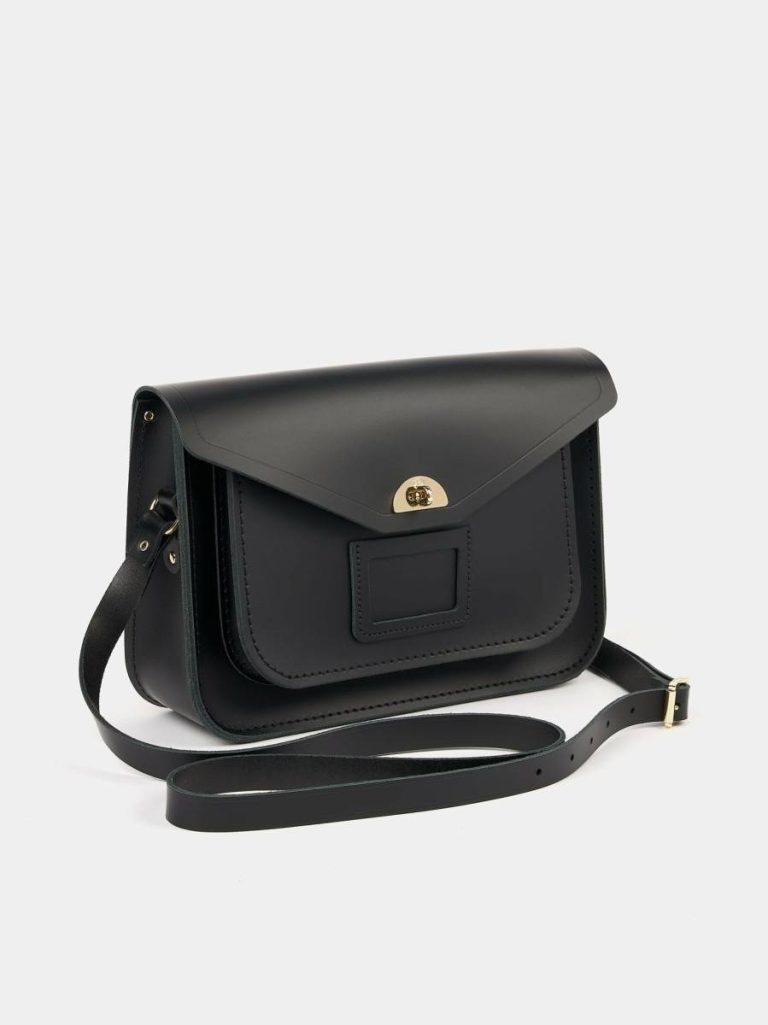 Satchels Women The Twist Lock Satchel - Black Cambridge Satchel - Image 2