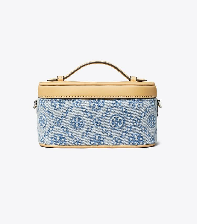 Seltzer T Monogram Denim Vanity Case Tory Burch Mini Bags Women - Image 4