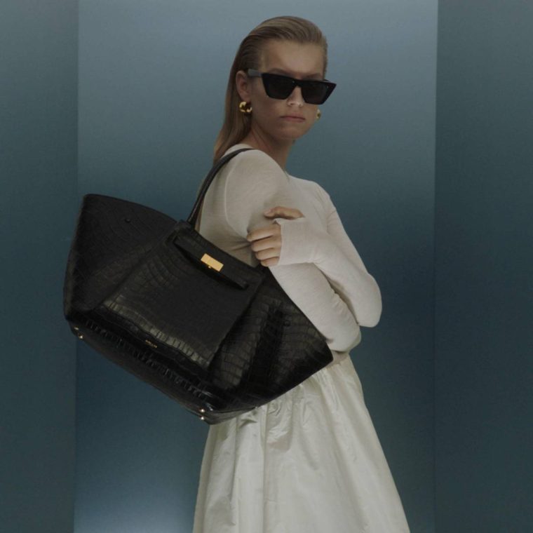 Shoulder Bags Demellier The New York Black Croc-Effect Women - Image 2