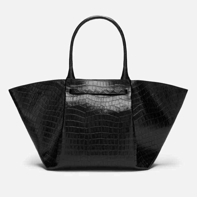 Shoulder Bags Demellier The New York Black Croc-Effect Women - Image 4