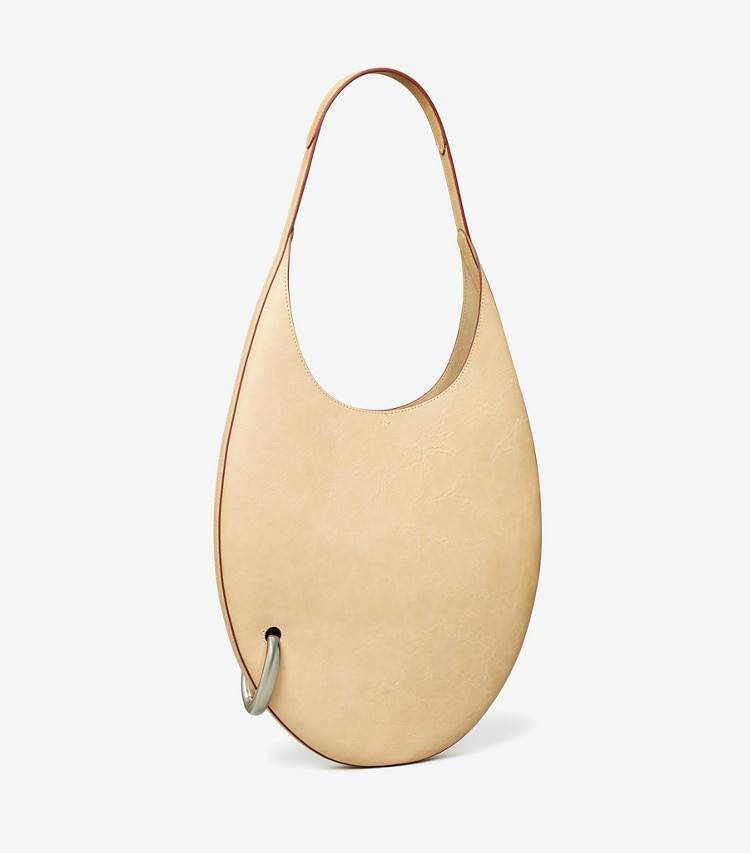 Shoulder Bags Pierced Handbag Tory Burch Women Smoky Tan