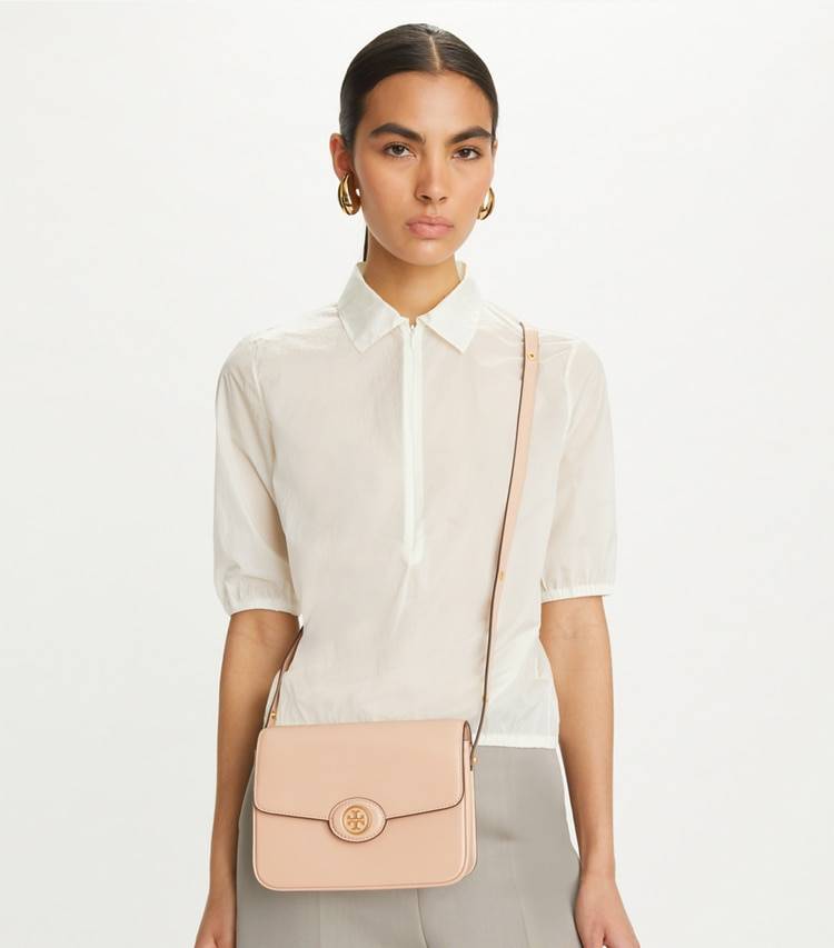 Shoulder Bags Tory Burch Blush Robinson Spazzolato Convertible Shoulder Bag Women - Image 3