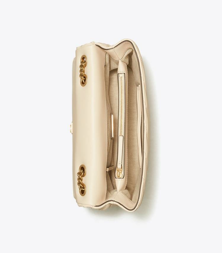Shoulder Bags Tory Burch Kira Chevron Convertible Shoulder Bag Women New Cream - Image 5