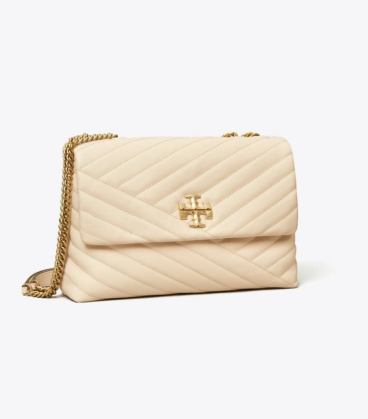 Shoulder Bags Tory Burch Kira Chevron Convertible Shoulder Bag Women New Cream