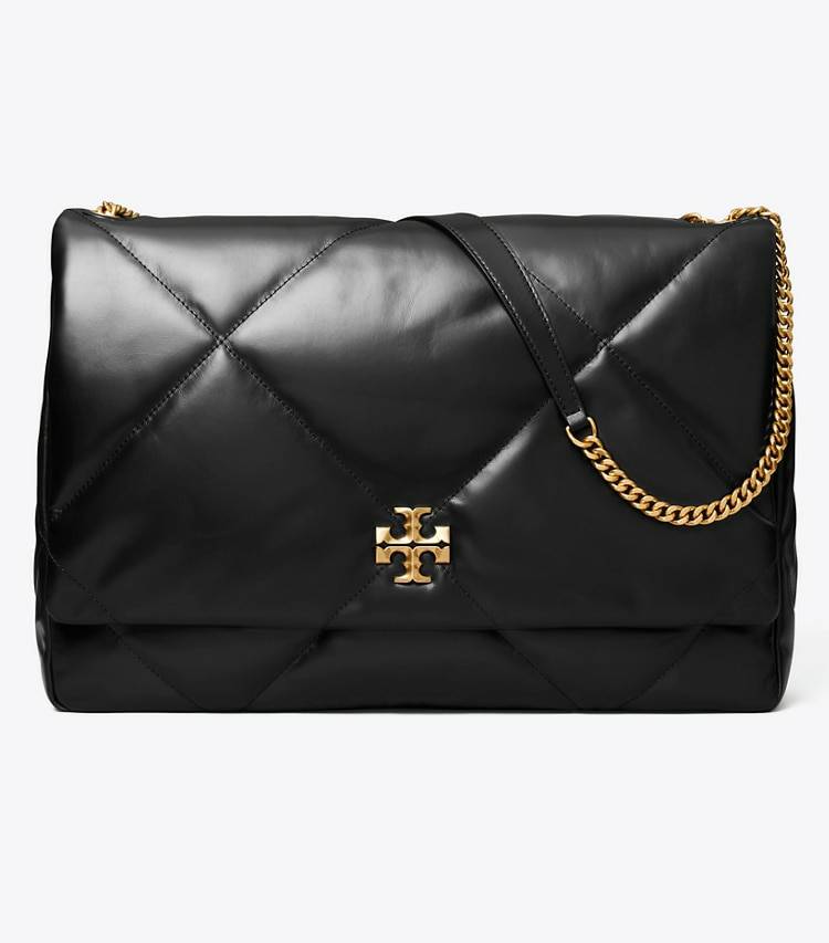 Shoulder Bags Tory Burch Women Black Oversized Kira Diamond Quilt Shoulder Bag - Image 3