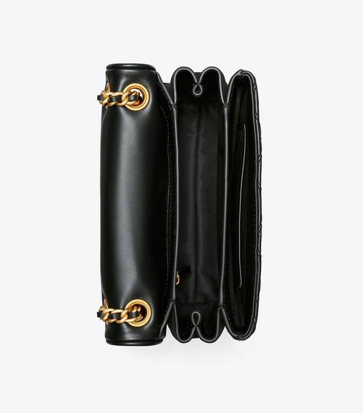 Shoulder Bags Tory Burch Women Small Fleming Soft Convertible Shoulder Bag Black - Image 5