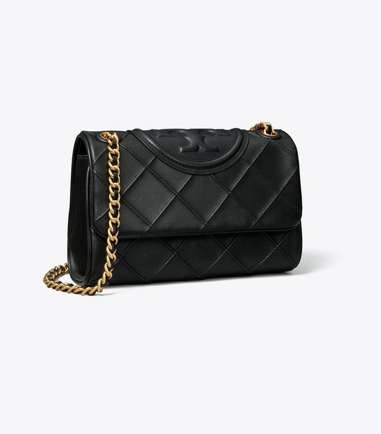 Shoulder Bags Tory Burch Women Small Fleming Soft Convertible Shoulder Bag Black