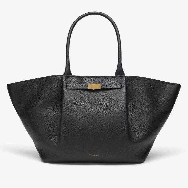 Shoulder Bags Women Demellier The New York Black Small Grain