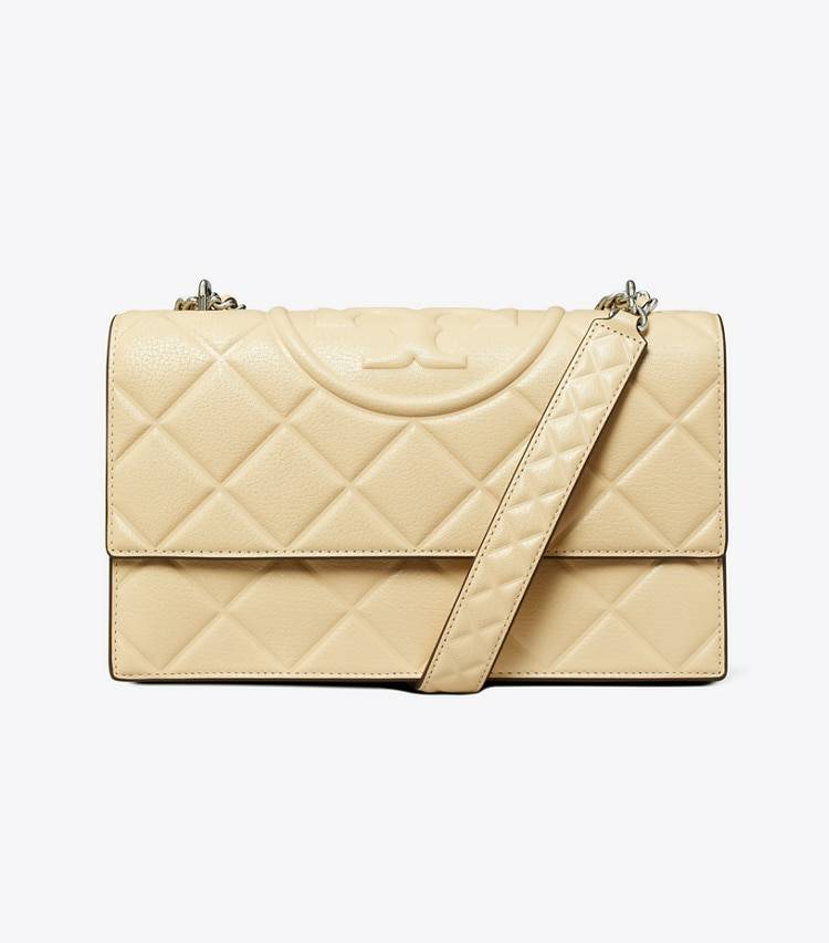 Shoulder Bags Women Fleming Shoulder Bag Vanilla Soft Serve Tory Burch - Image 4