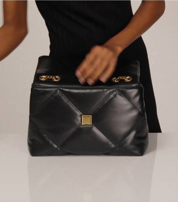 Shoulder Bags Women Kira Diamond Quilt Convertible Shoulder Bag Tory Burch Black - Image 2