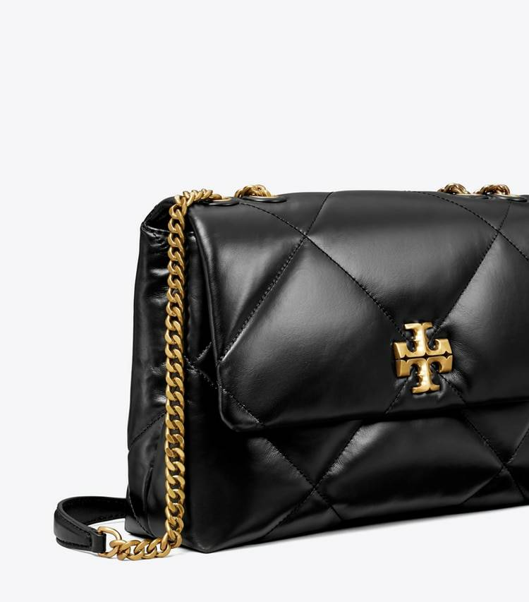 Shoulder Bags Women Kira Diamond Quilt Convertible Shoulder Bag Tory Burch Black - Image 5