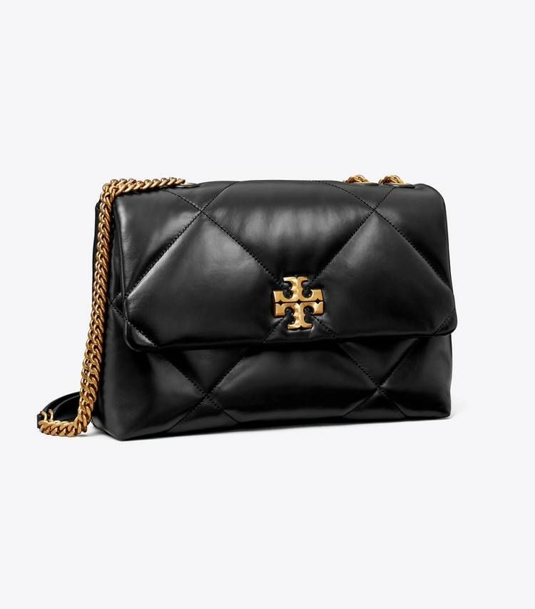 Shoulder Bags Women Kira Diamond Quilt Convertible Shoulder Bag Tory Burch Black