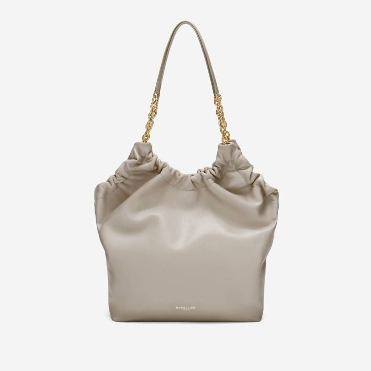 Shoulder Bags Women The Miami Demellier Taupe Smooth