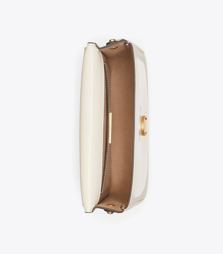Shoulder Bags Women Tory Burch Robinson Spazzolato Convertible Shoulder Bag Shea Butter - Image 5