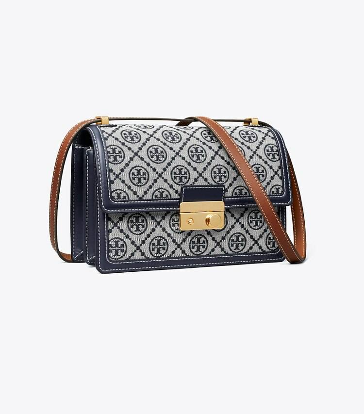 Shoulder Bags Women Tory Navy Tory Burch T Monogram Shoulder Bag