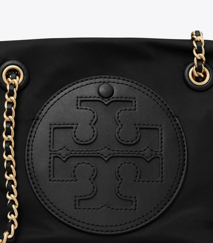 Small Ella Chain Crossbody Women Black Tory Burch Crossbody Bags - Image 4