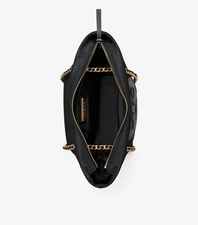 Small Ella Chain Crossbody Women Black Tory Burch Crossbody Bags - Image 5