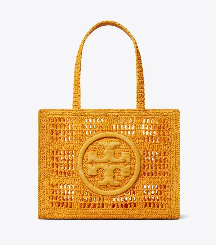 Small Ella Hand-Crocheted Tote Women Tote Bags Peachy Tory Burch - Image 3