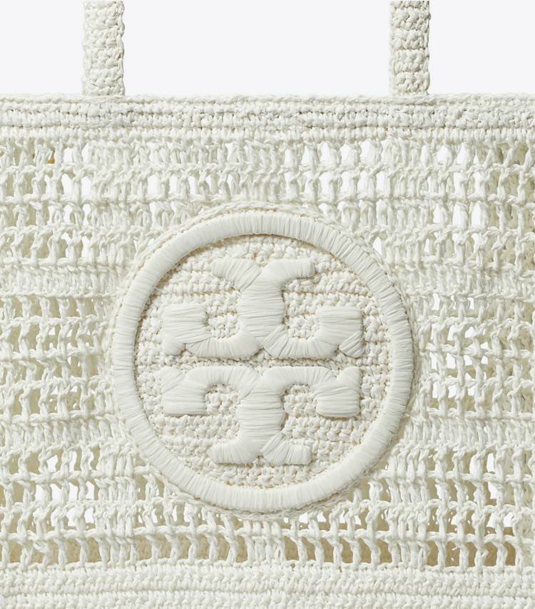 Small Ella Hand-Crocheted Tote Women White Tote Bags Tory Burch - Image 4