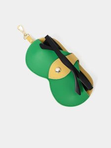 Small Goods Women Cambridge Satchel The Sunglasses Case - Indian Yellow & Apple Green - Image 2