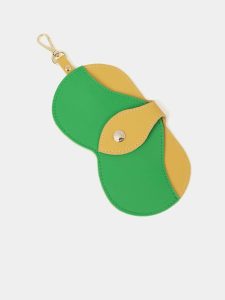 Small Goods Women Cambridge Satchel The Sunglasses Case - Indian Yellow & Apple Green