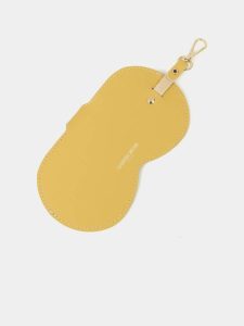 Small Goods Women Cambridge Satchel The Sunglasses Case - Indian Yellow & Apple Green - Image 3