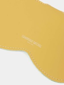 Small Goods Women Cambridge Satchel The Sunglasses Case - Indian Yellow & Apple Green - Image 4
