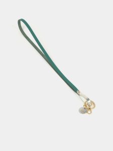 Small Goods Women The Lanyard - Lagoon & Silver Foil Cambridge Satchel