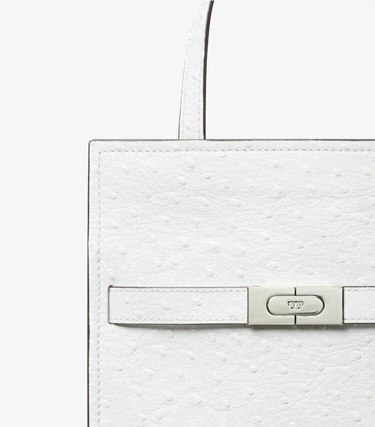 Small Lee Radziwill Shopper Shoulder Bags Women Tory Burch Arctic Snow - Image 4
