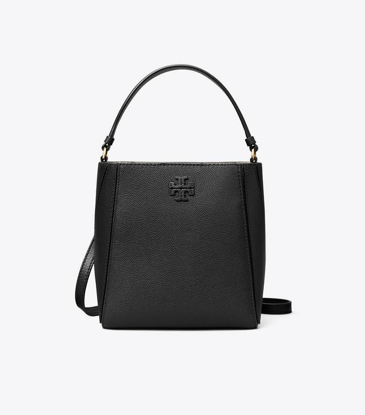 Small Mcgraw Bucket Bag Tory Burch Women Black Crossbody Bags - Image 4