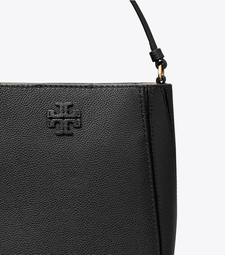 Small Mcgraw Bucket Bag Tory Burch Women Black Crossbody Bags - Image 5