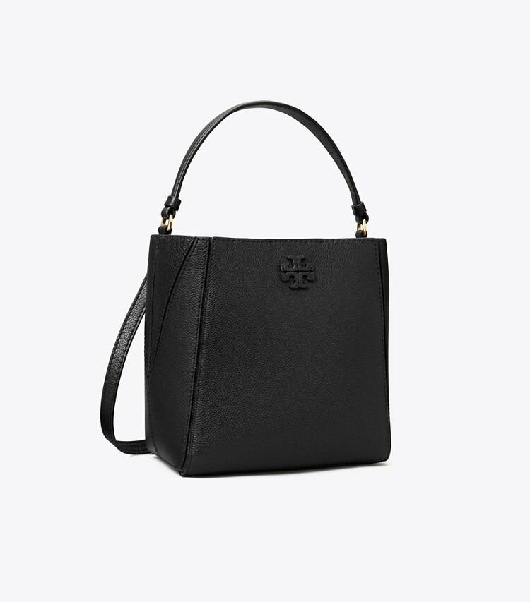 Small Mcgraw Bucket Bag Tory Burch Women Black Crossbody Bags