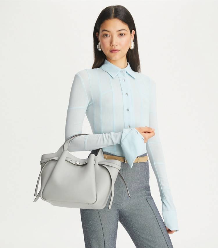 Small Romy Tote Light Granite Women Tory Burch Totes - Image 2
