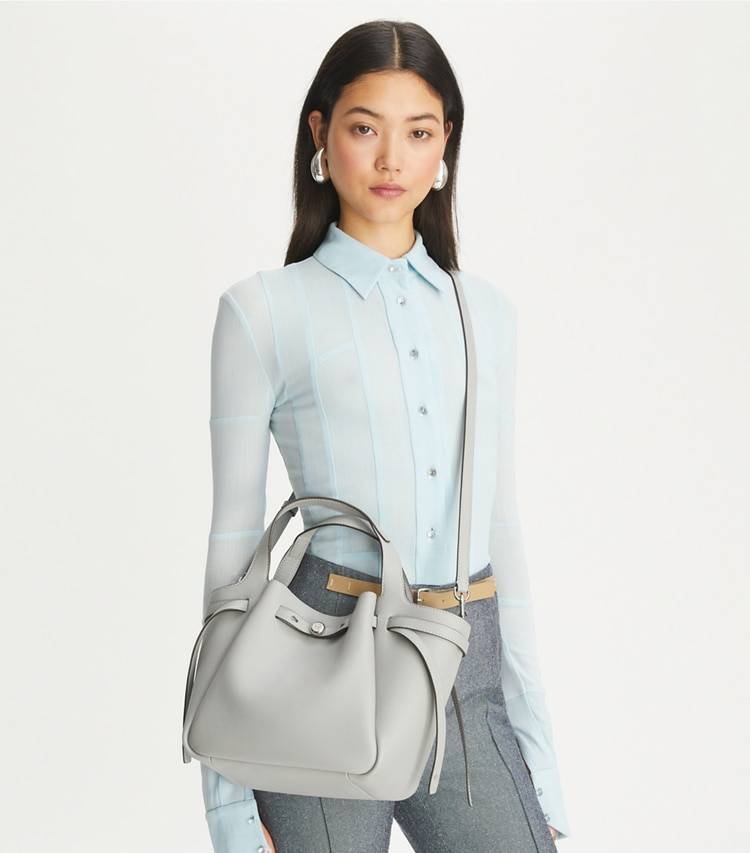Small Romy Tote Light Granite Women Tory Burch Totes - Image 3