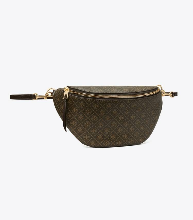 T Monogram Coated Canvas Belt Bag Women Tory Burch Belt Bags French Press