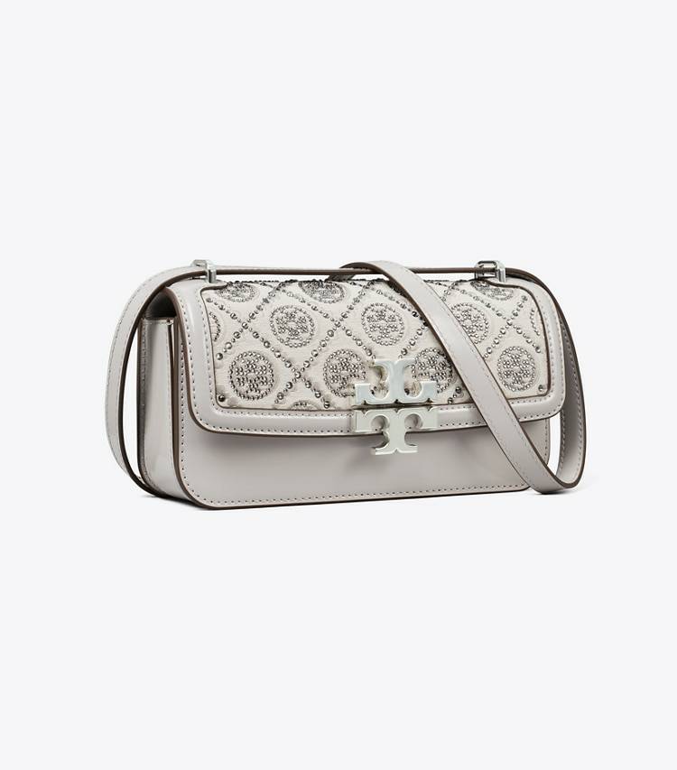 T Monogram Small Eleanor Rectangular Bag Women Tory Burch Shoulder Bags Gray