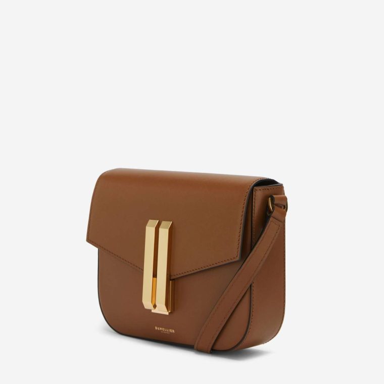 Tan Smooth Crossbody Bags The Small Vancouver Demellier Women - Image 2