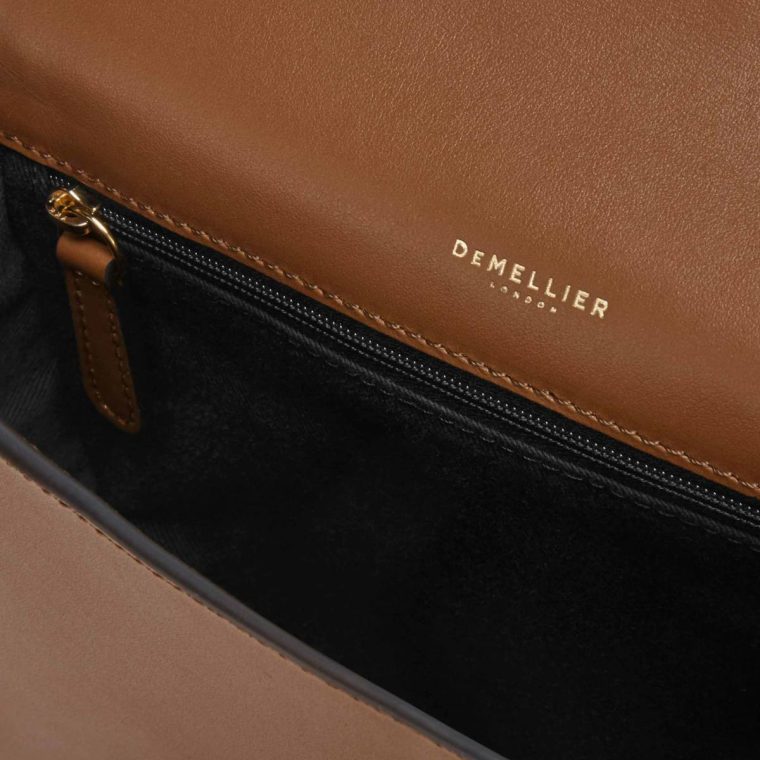 Tan Smooth Crossbody Bags The Small Vancouver Demellier Women - Image 5