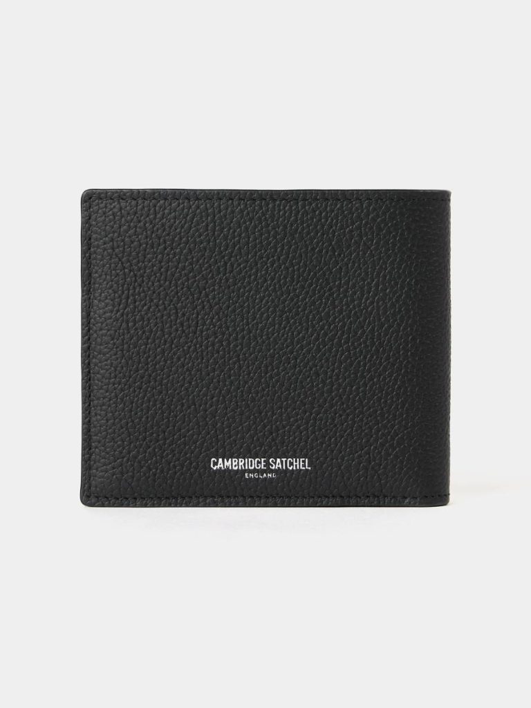 The Billfold Wallet - Black Madras Grain Cambridge Satchel Crossbody Women - Image 2