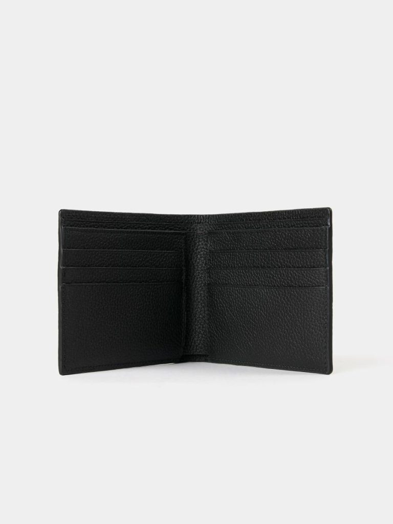 The Billfold Wallet - Black Madras Grain Cambridge Satchel Crossbody Women - Image 3