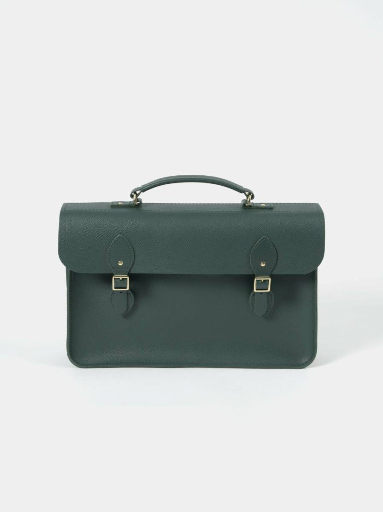 The Briefcase - Fir Saffiano Women Briefcases Cambridge Satchel