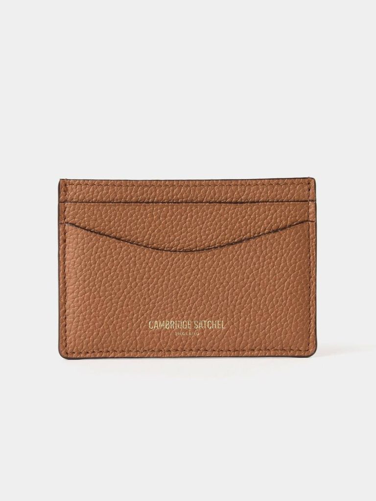 The Card Case - Tan & Clay Madras Grain Cambridge Satchel Women Crossbody - Image 2